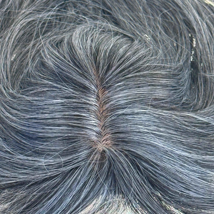 Till style grey  hair toppers for women with bangs