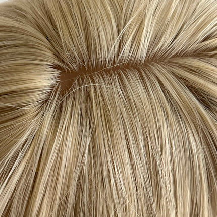 Synthetic hair toppers with bangs bleach blonde clip in hair topper closure