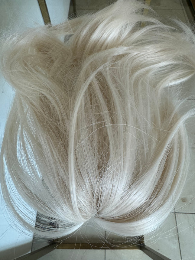 Tillstyle  white blonde clip in ponytail claw clip pony tail