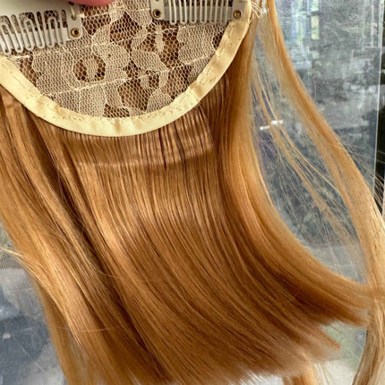 Tillstyle homey blonde clip in bangs for thinning crown