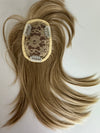 Till style  ash brown blonde synthetic hair hair toppers for women with bangs