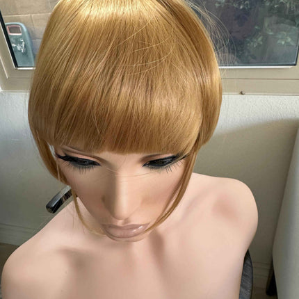 Tillstyle homey blonde clip in bangs for thinning crown