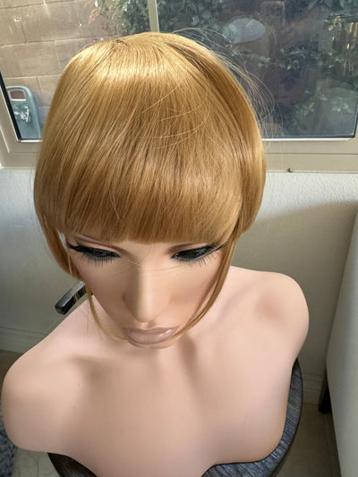 Tillstyle homey blonde clip in bangs for thinning crown