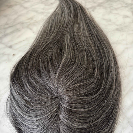 Tillstyle grey virgin Human Hair Toppers for women