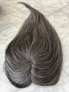 Tillstyle grey virgin Human Hair Toppers for women