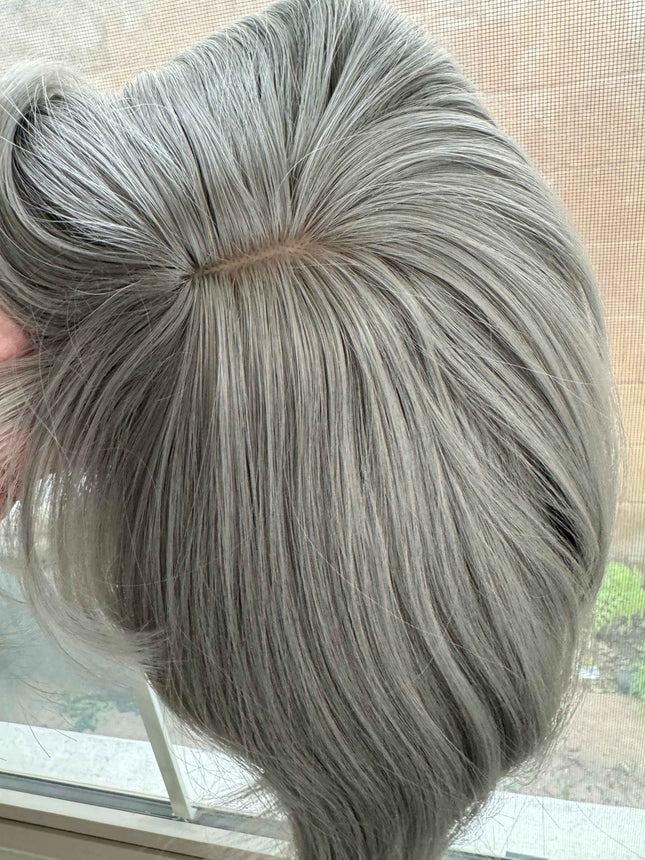 Tillstyle medium grey wig with bangs