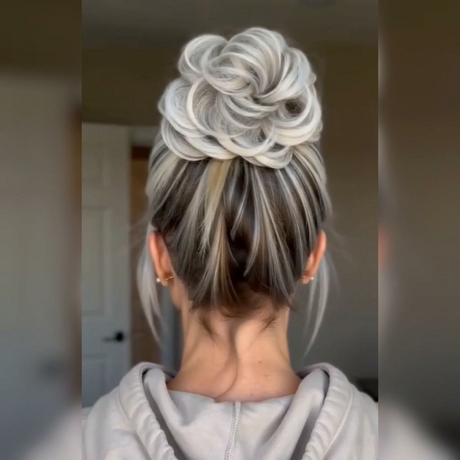 Large Messy Hair Bun Curly Synthetic hair