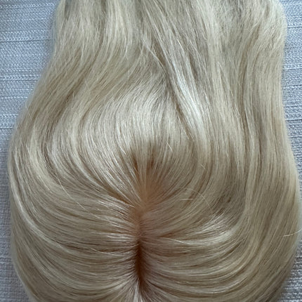 Till style remyhuman Hair Topper clip in hair topper for Women light Blonde