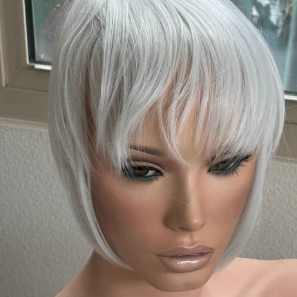 Tillstyle light grey  large clip in bangs thick bangs /thinning crown