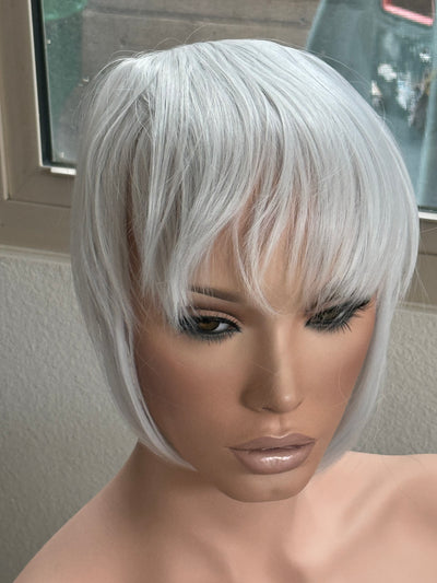 Tillstyle light grey  large clip in bangs thick bangs /thinning crown