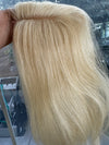 Till style blonde 100% human Hair Toppers for women