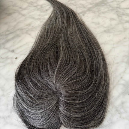 Tillstyle grey virgin Human Hair Toppers for women