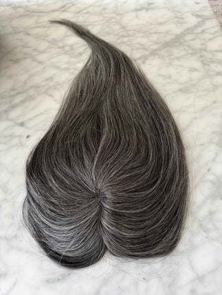 Tillstyle grey virgin Human Hair Toppers for women