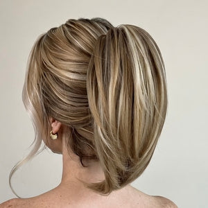 Short Clip-In Straight Ponytail Extension – 8 Inch