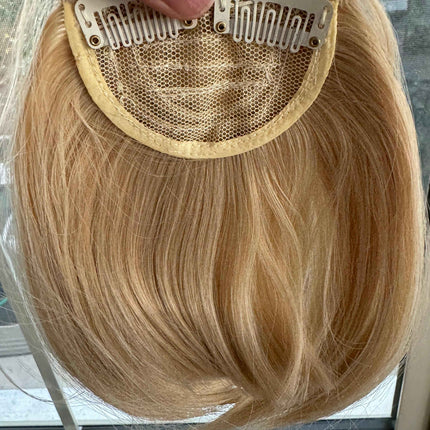 Tillstyle dirty blonde clip in bangs for thinning crown