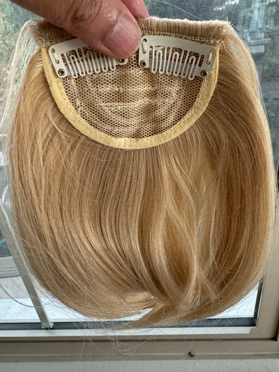 Tillstyle dirty blonde clip in bangs for thinning crown