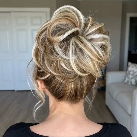 Messy Bun Hair Piece – Curly Synthetic Hair Bun
