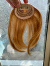 Tillstyle clip in human hair french bangs  honey blonde