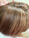 Till style  caramel brown-synthetic hair hair toppers for women with bangs