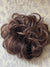 Tillstyle elastic messy bun hair piece curly hair bun pieces caramel brown