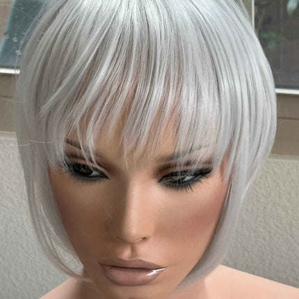 Tillstyle light grey  large clip in bangs thick bangs /thinning crown