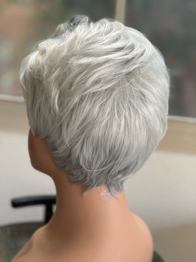 Tillstyle light silver layered wig /short pixy  wig