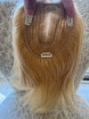 Tillstyle 100% Human Hair Clip In Toppers for women blonde