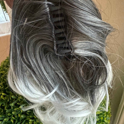 Tillstyle salt and pepper ponytail