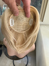 Tillstyle dirty blonde top hair piece honey blonde clip in hair toppers for thinning crown