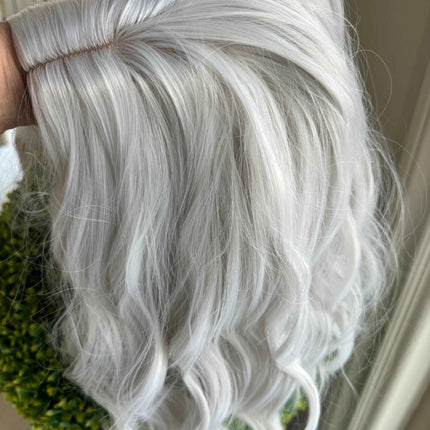 Tillstyle white wig for women/ wavy