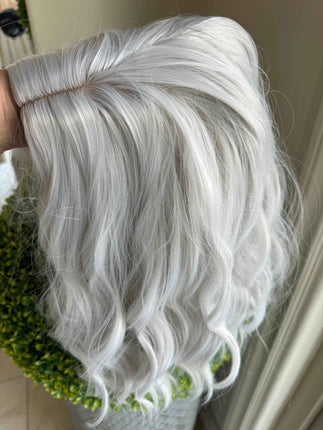 Tillstyle white wig for women/ wavy