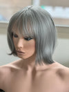 Tillstyle grey bob wig with bangs