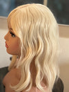 Till style  blonde  hair toppers for women  /bangs/body wave
