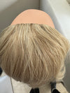 Tillstyle long wavy tied in half wig ash blonde with platinum blonde water wave breathable base