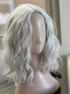 Tillstyle white wig for women water wave