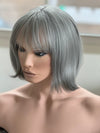 Tillstyle grey bob wig with bangs