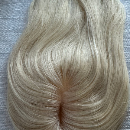 Till style remyhuman Hair Topper clip in hair topper for Women light Blonde