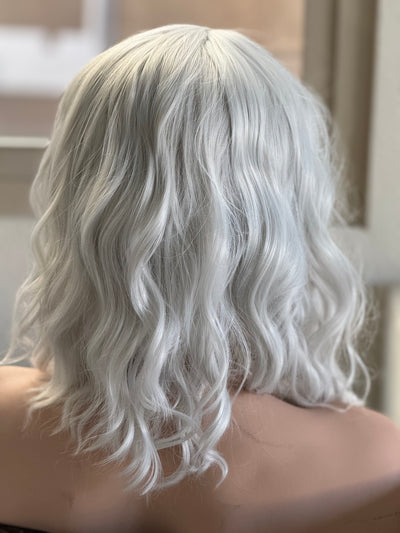 Tillstyle white wig for women/ wavy