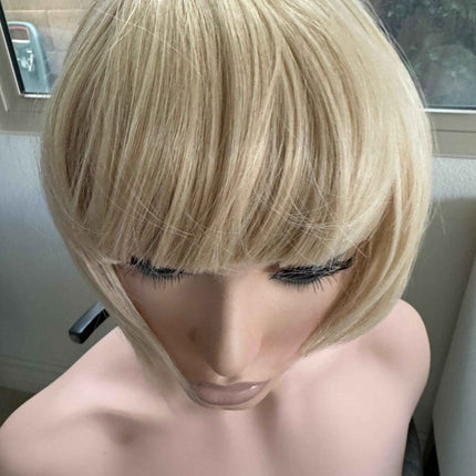 Tillstyle dirty blonde clip in bangs for thinning crown