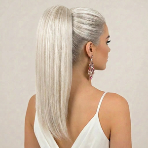 Claw Clip straight Ponytail Extension 16inch