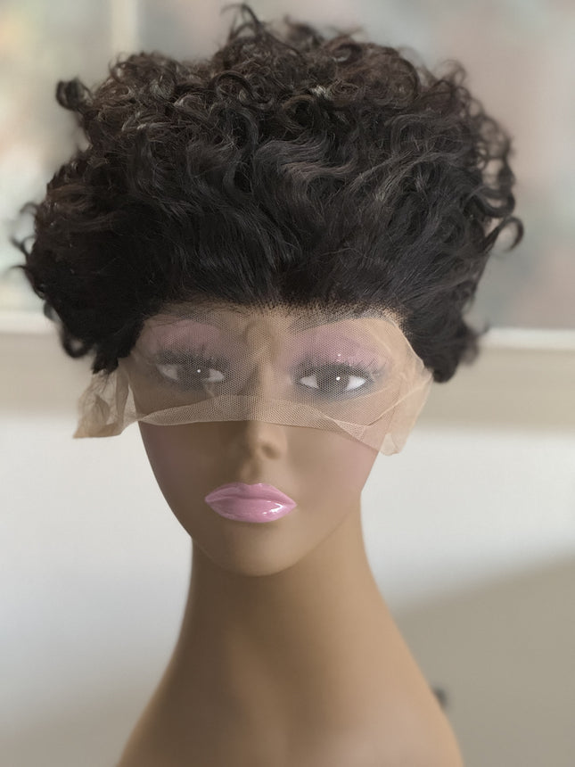 tillstyle black curlyhuman hair lace front wigs f