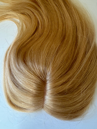 Tillstyle 100% Human Hair Clip In Toppers for women blonde / short hair styles