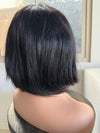 Bob wigs with bangs 100% human hair short bob wigs glue-less middle part