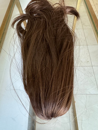 Tillstyle caramel brown clip in ponytail