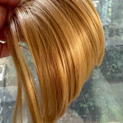 Tillstyle homey blonde clip in bangs for thinning crown