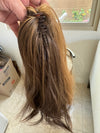 Tillstyle brown clip in ponytail