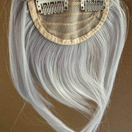 Tillstyle  silver  large clip in bangs thick bangs