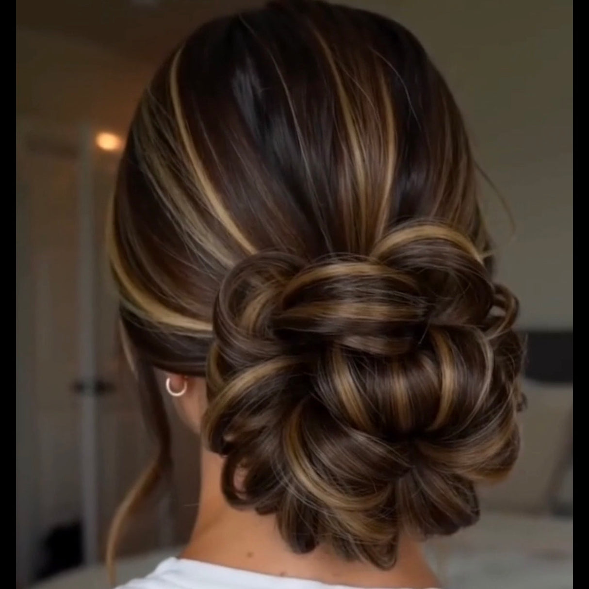 Large Messy Hair Bun Curly Synthetic hair