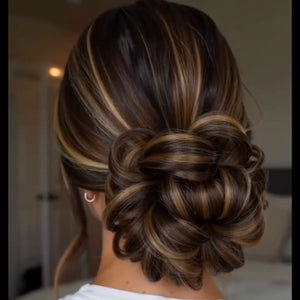 Large Messy Hair Bun Curly Synthetic hair