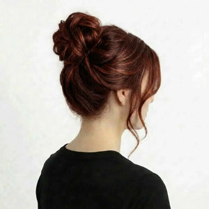 Small Messy hair Bun Hair Piece – Curly Synthetic Scrunchie